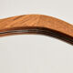 Framed mirror in teak