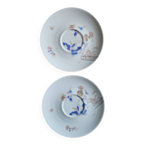 Limoges porcelain dessert plates - Puiforcat model