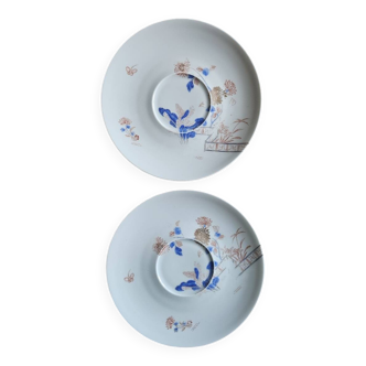 Assiettes à dessert porcelaine de Limoges - Modèle Puiforcat
