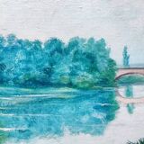 Peinture à l'huile de P. Gérard