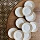 Set of 10 antique dessert plates - Auteuil from Lunéville