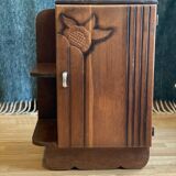50s art deco bedside table