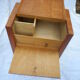 Scandinavian oak sewing basket