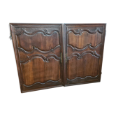 Pair of oak doors