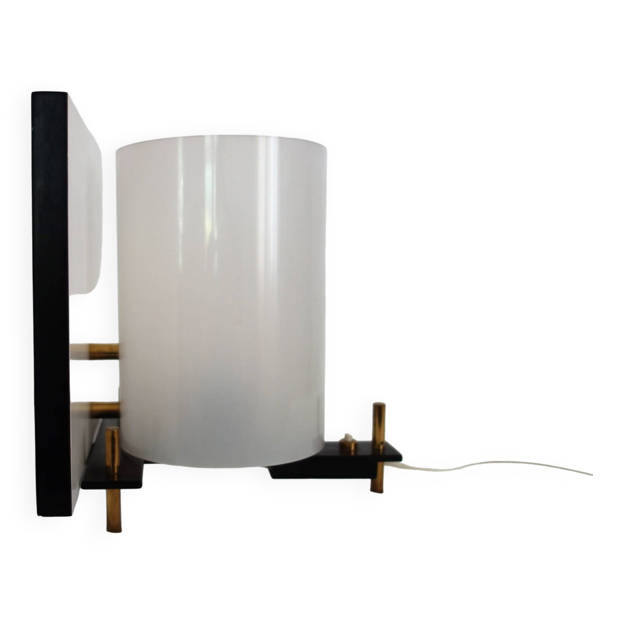 Rare lamp by Georges Frydman with screen 1950s
