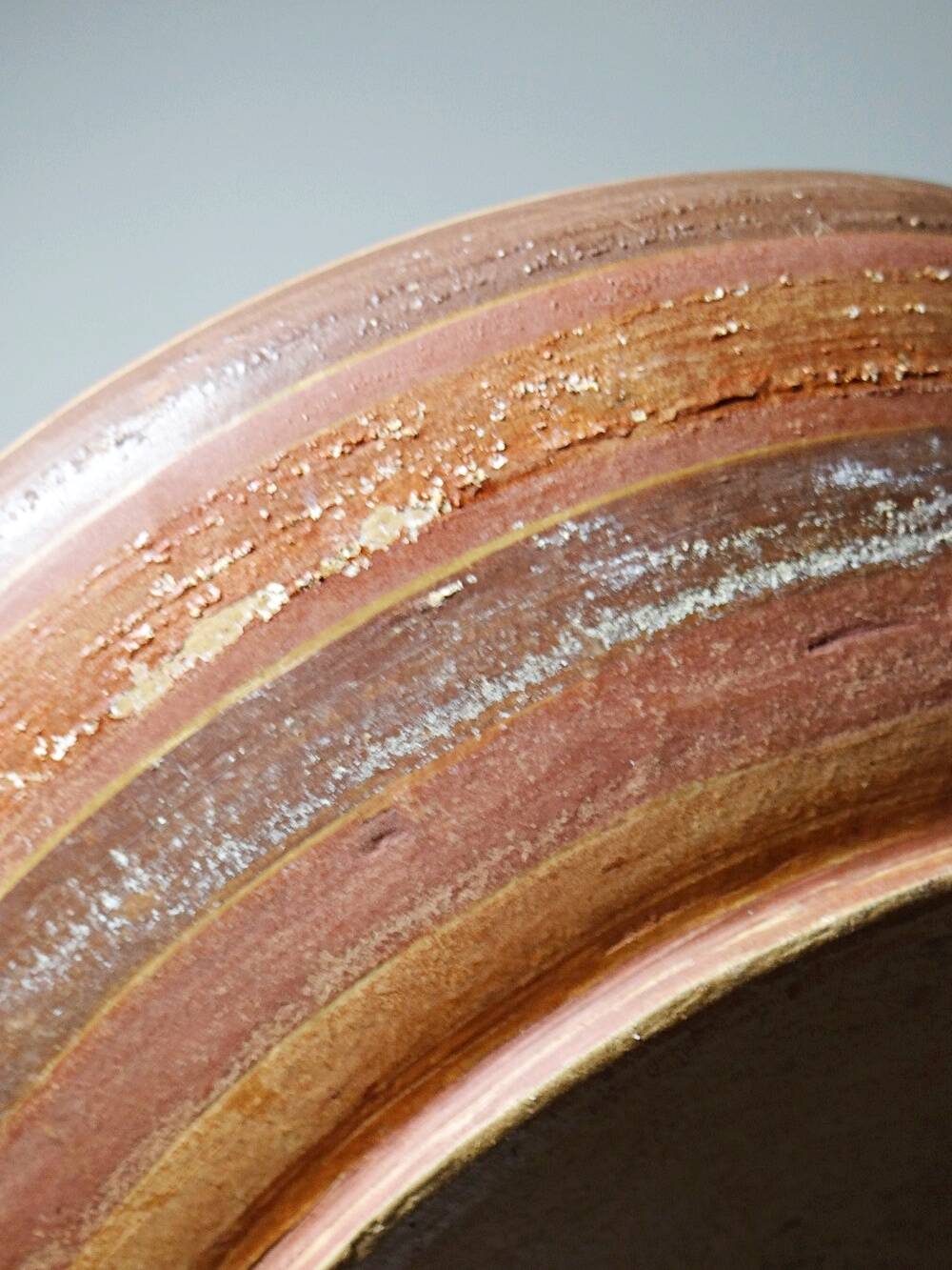 Vintage pre-Columbian style handcrafted ceramic decorative bowl