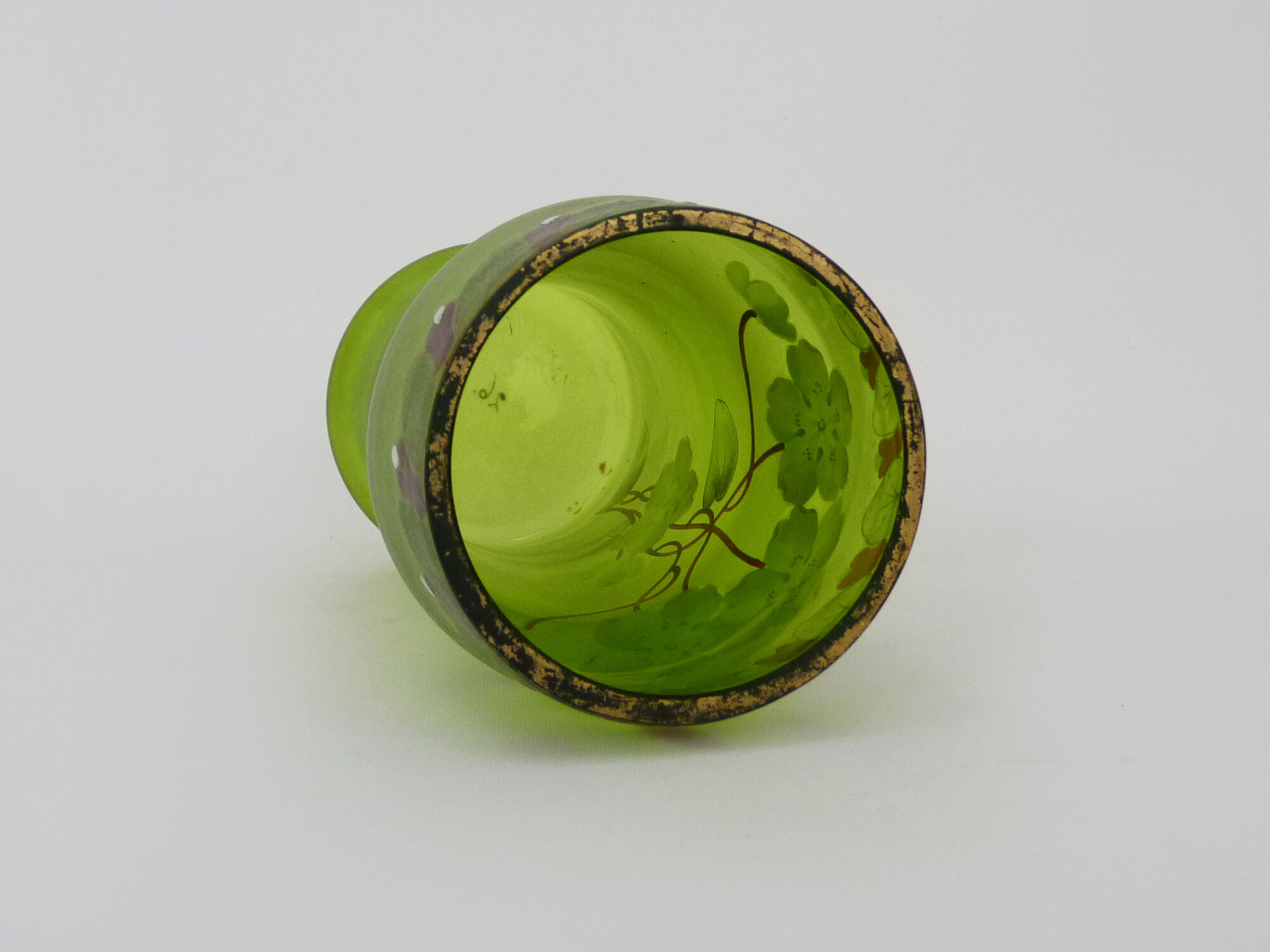 Art nouveau vase enamelled floral decoration, 27.5 cm - 10.82"
