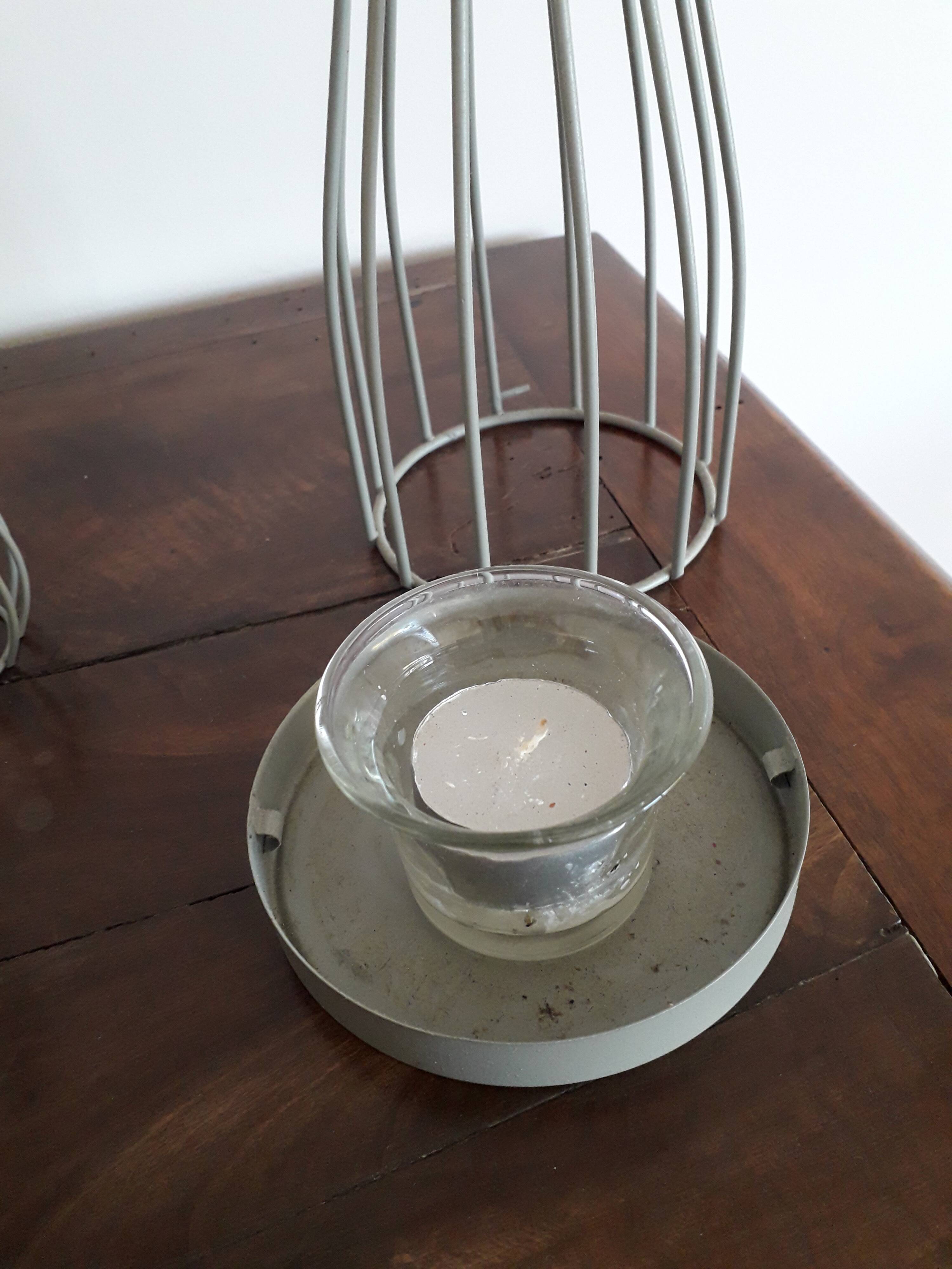 Metal candle holders