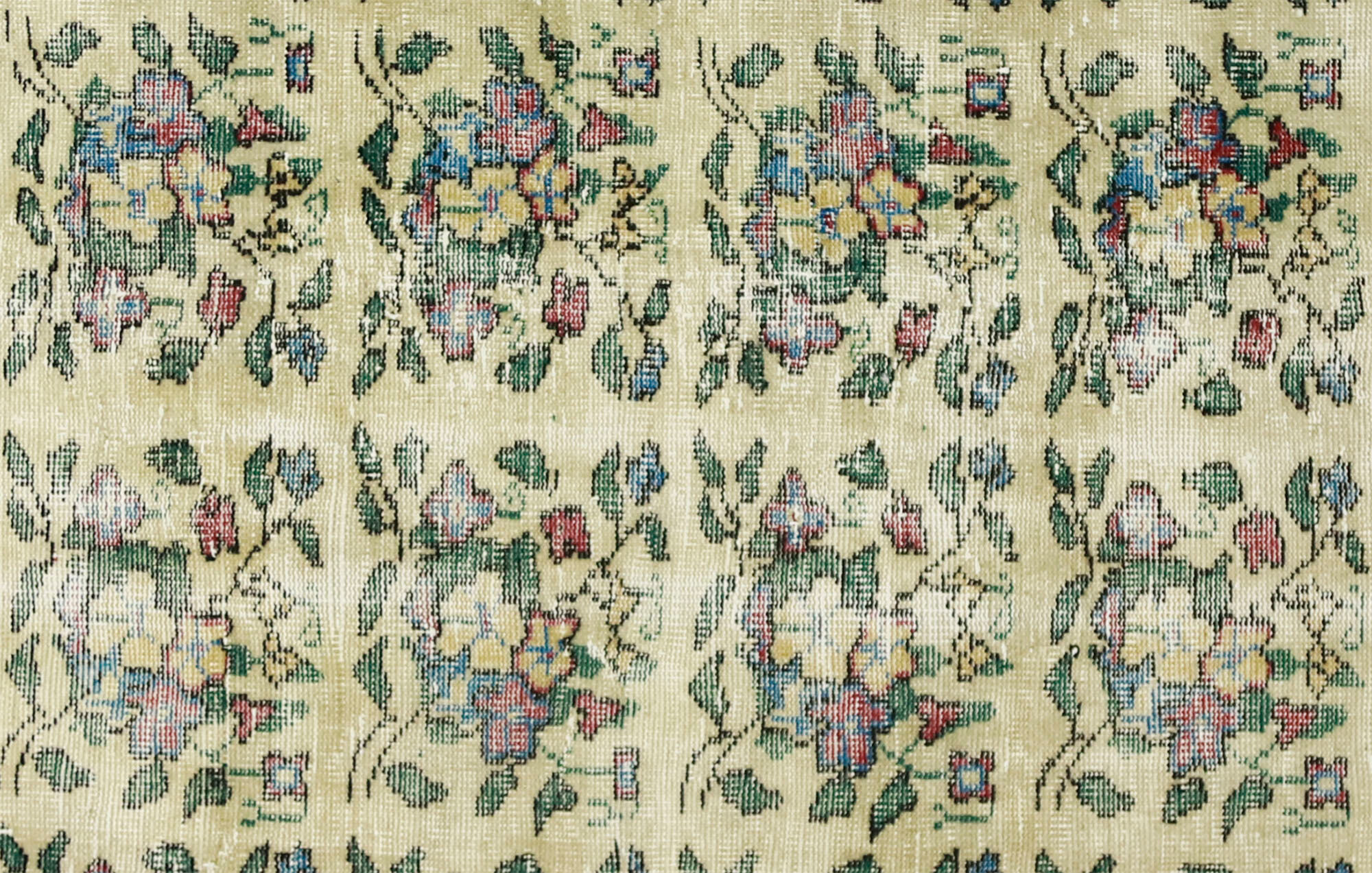 Anatolian handmade vintage rug 266 cm x 167 cm