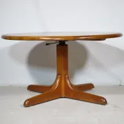 Danish Design Adjustable Coffee Dining Table in Teak by Salling Møbler