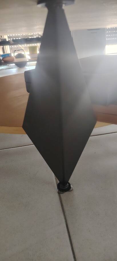 Vintage round coffee table Doug Pringle