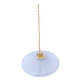 Vintage white opaline pendant light