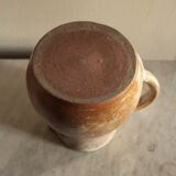 Pitcher broc grès vintage anse bec verseur