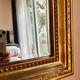 Large beveled mirror - Gold metal frame - Made in Belgium