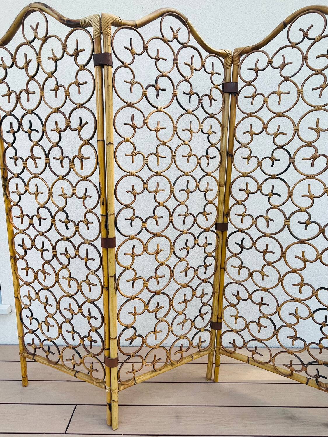 Italian Bamboo Screen from the 70s