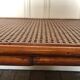 Table low rectangular rattan and caning