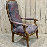 Voltaire armchair from the 1930s in walnut