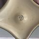 Vintage Belgian Enamel Chamberstick Candle Holder – Cream & Green