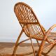 Rattan rocking chair Rohe Noordwolde 50s / 60s