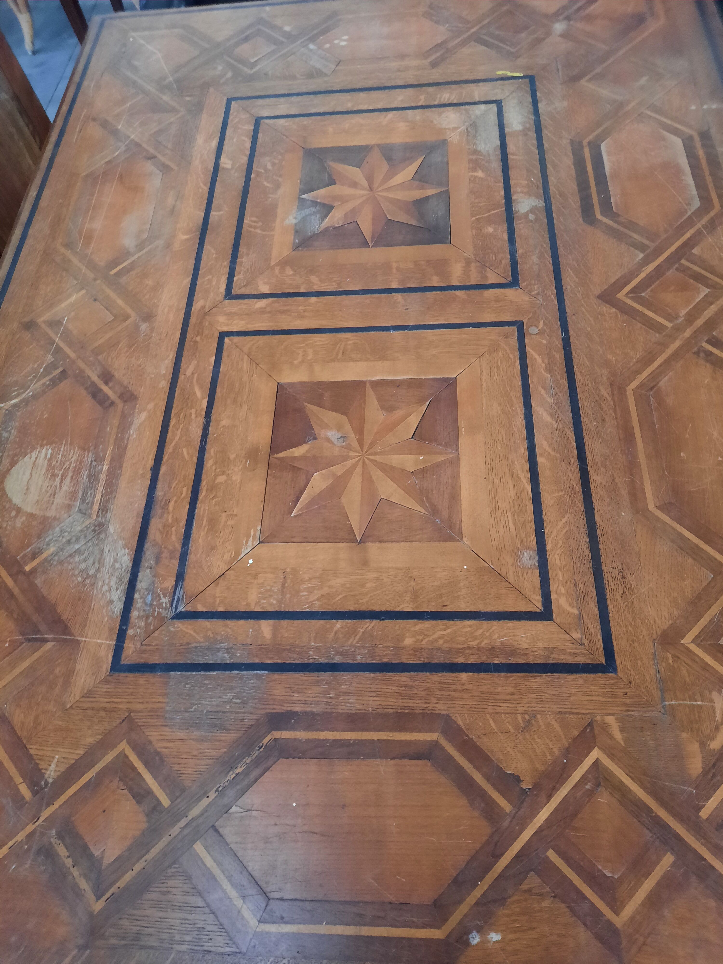 Italian table marquetry tray