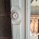 Old beveled trumeau mirror 105x73cm