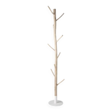 Rivage - Eucalyptus and white metal tree trunk coat rack