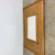 Rattan and cane mirror from the 1960s.
