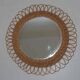 Old rattan mirror 50's years