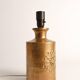 Gold Glazed Ceramic Table Lamp by Bitossi for Bergboms, 1970's