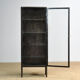 Polished iron medicine cabinet, 1920s