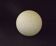 French vintage white Clichy glass ball-shaped replacement shade for lamps.