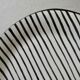 Set of 6 flat ceramic plates, free form, 50s