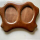 art nouveau  antique wooden double picture frame