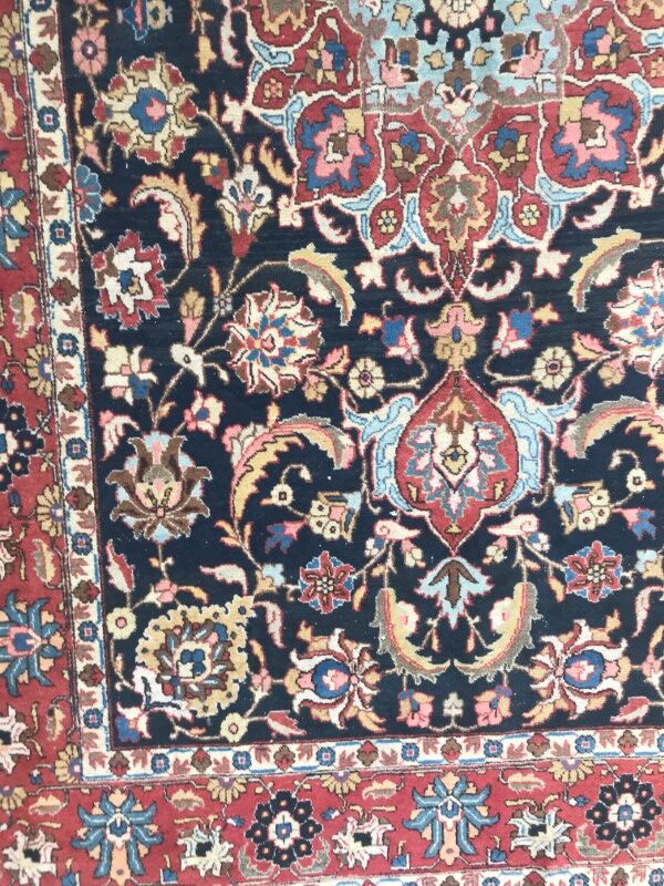 Carpet old Persian Tabriz done hand 200 X 300 cm