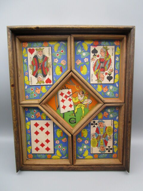 Old yellow wooden dwarf game