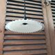 Corole glass transparent serrated edge pendant lamp dpc 0823448