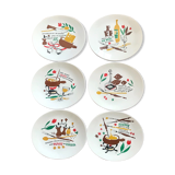 Sallins fondue plates