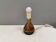 Small ceramic table lamp with ‘lava’ glaze from Danske Belka ceramics, 1970