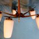 Chandelier suspension "Star" 1950s