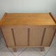 Vintage wood and rattan dresser