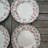 Set of 4 eit england cherry dessert plates