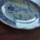 Decorative wall plate in Delft Blue