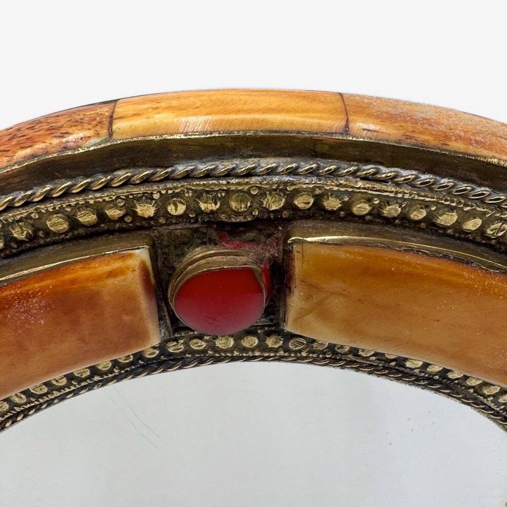 Miroir marocain laiton années 80