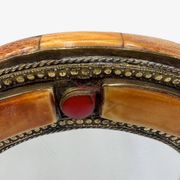 Moroccan brass mirror from the 1980s.