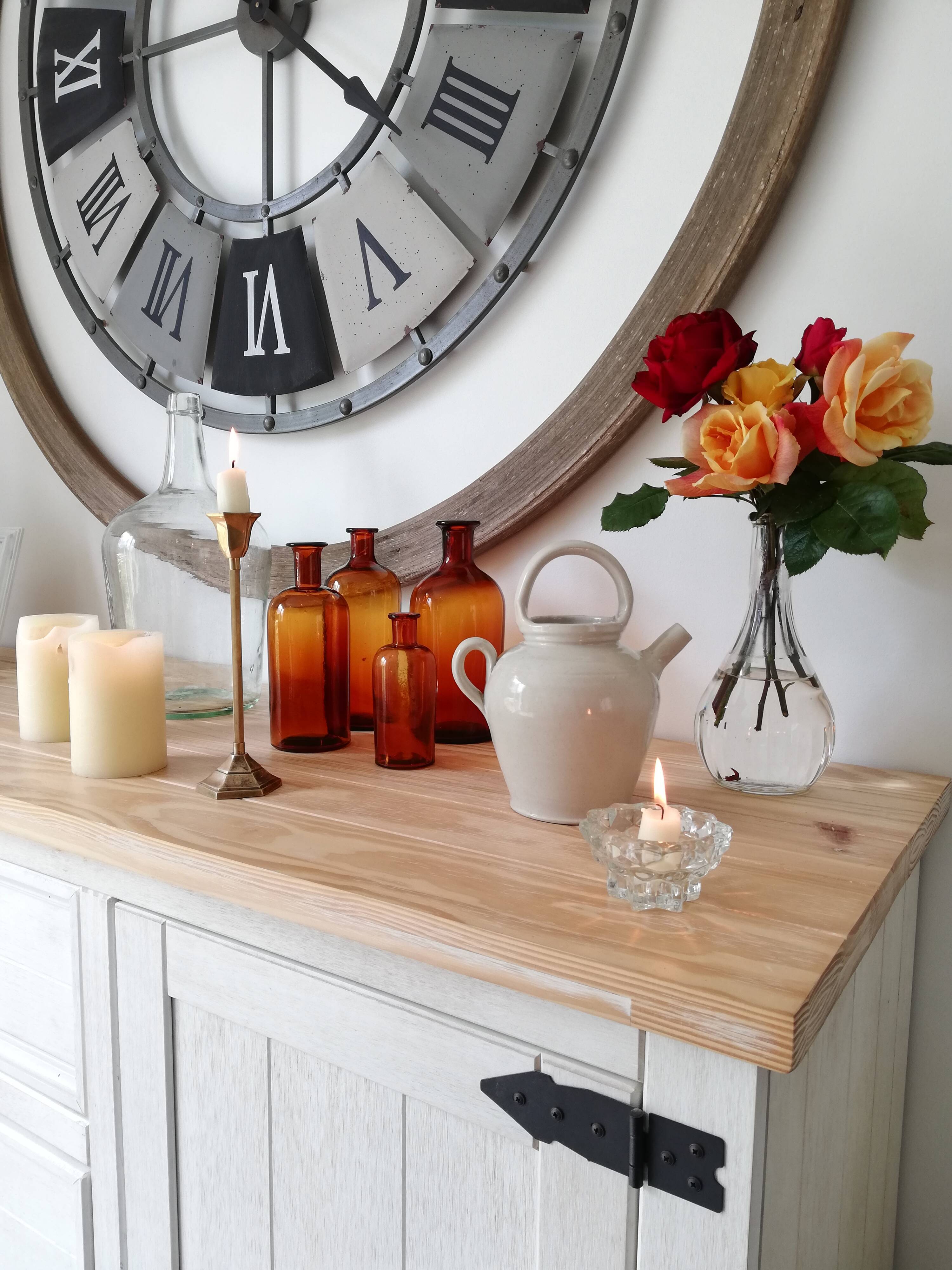 Amber apothecary bottles