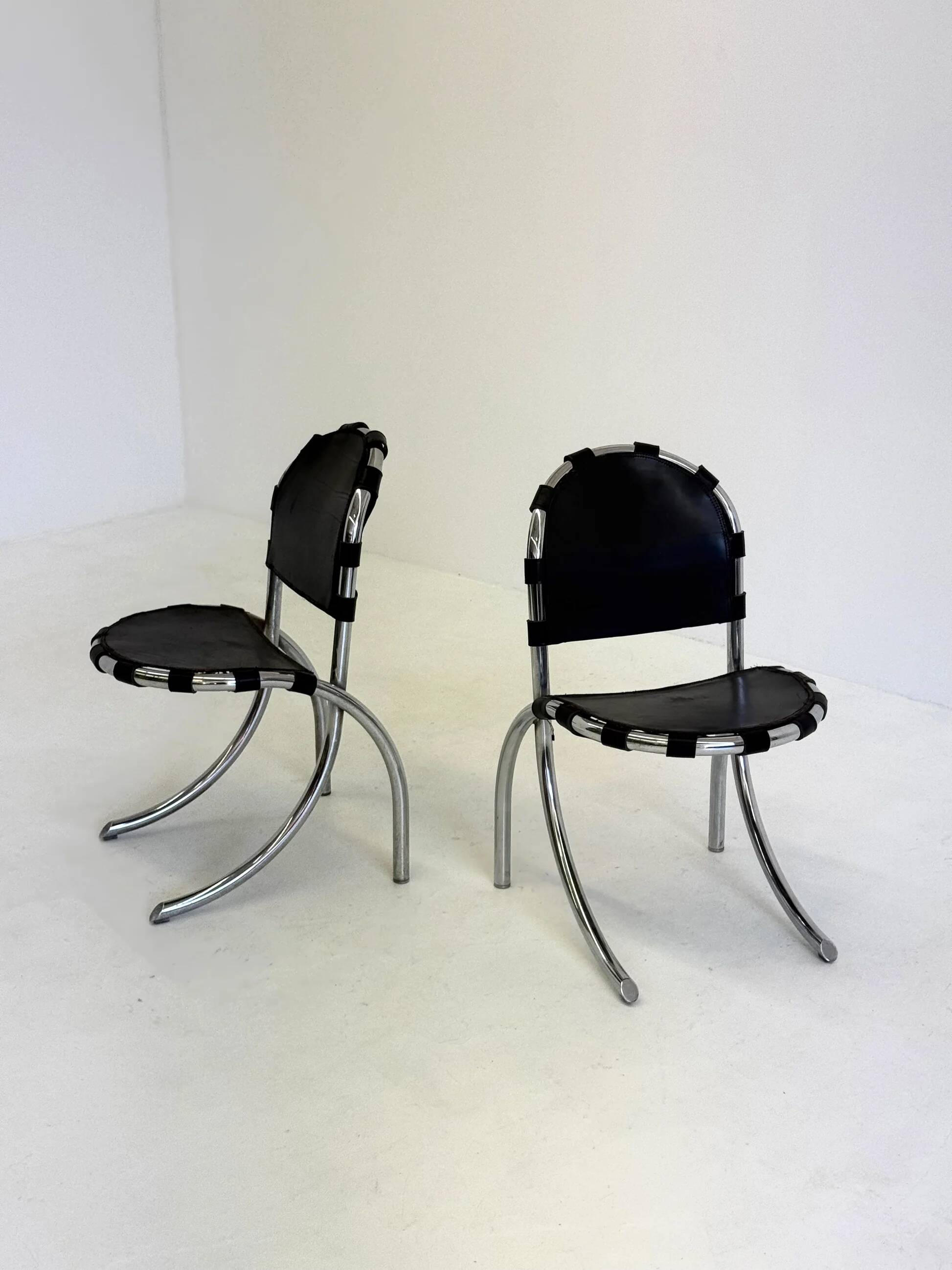 Set of 2 Medusa dining chairs by Studio Tetrarch for Alberto Bazzani