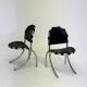 Set of 2 Medusa dining chairs by Studio Tetrarch for Alberto Bazzani