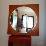 Round cut mirror 80 cm diameter dated year 67