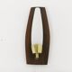 Scandinavian rosewood wall lamp, Sweden, 1950