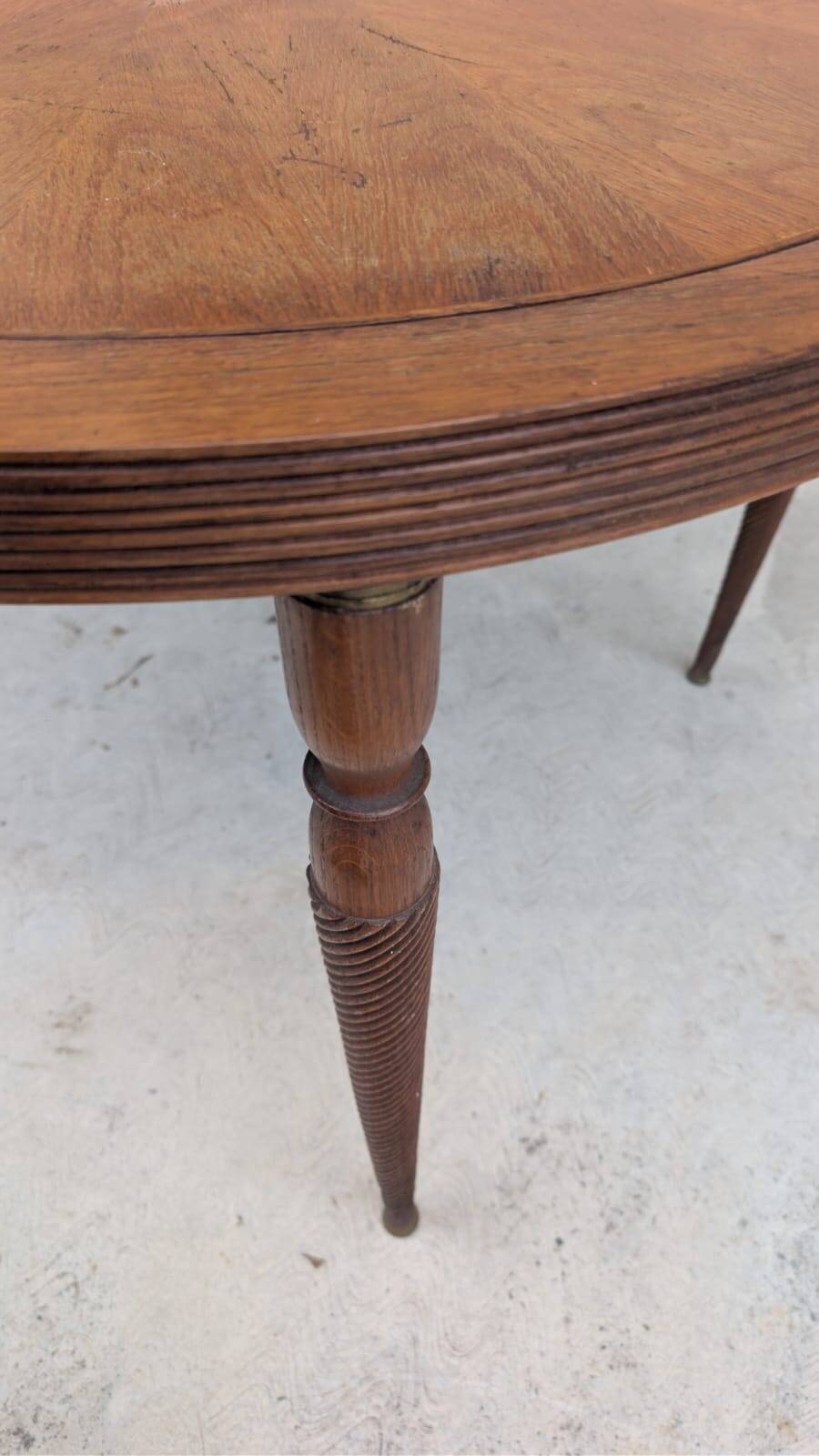 Interwar Italian Rationalist Set: Table & 4 Chairs